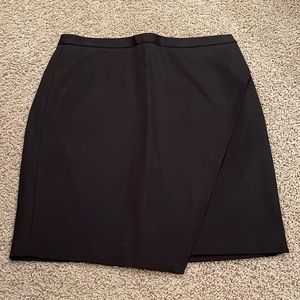 Banana Republic black pencil skirt with slit in front